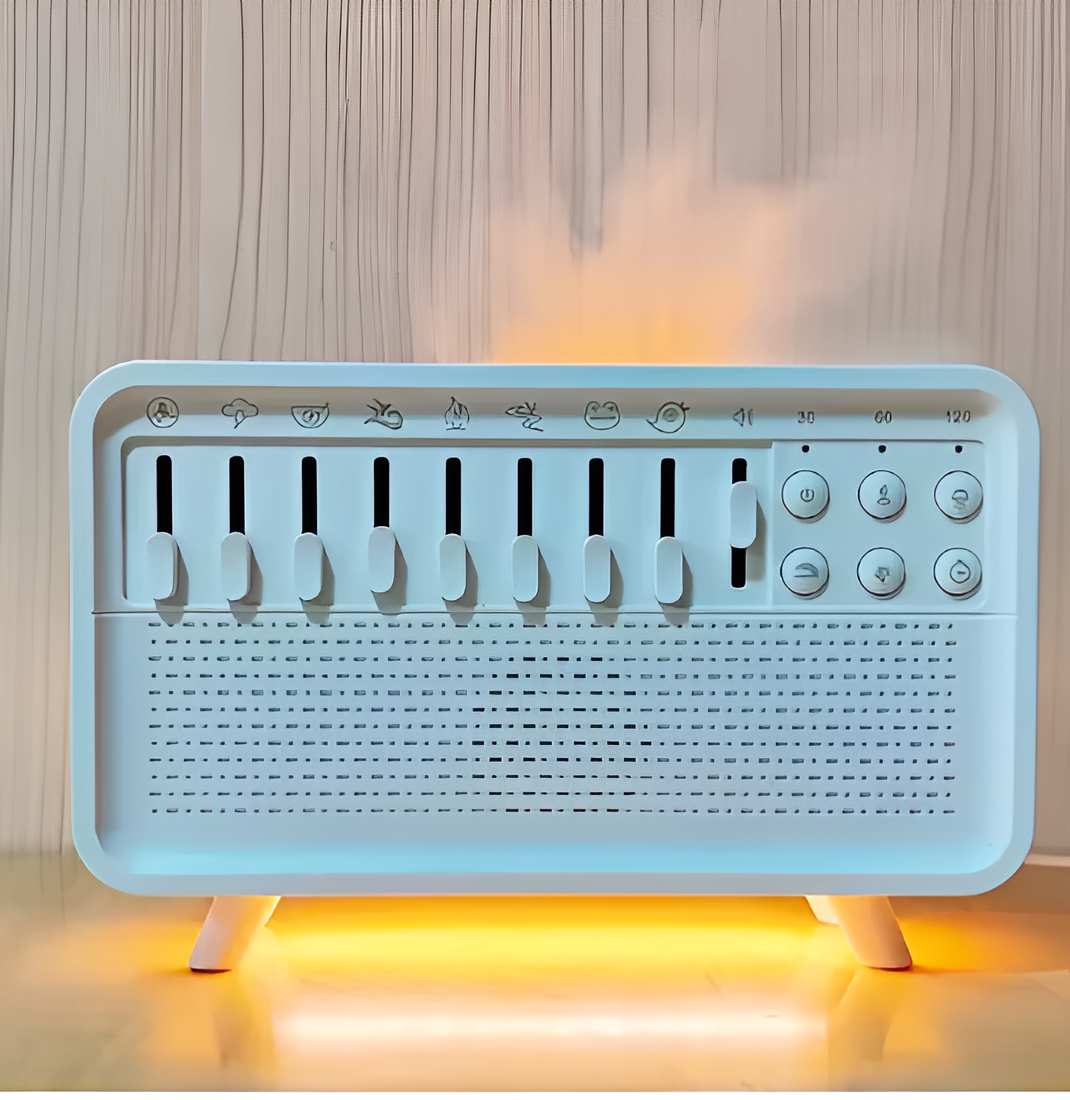 White Sleep Aid Noise Humidifier