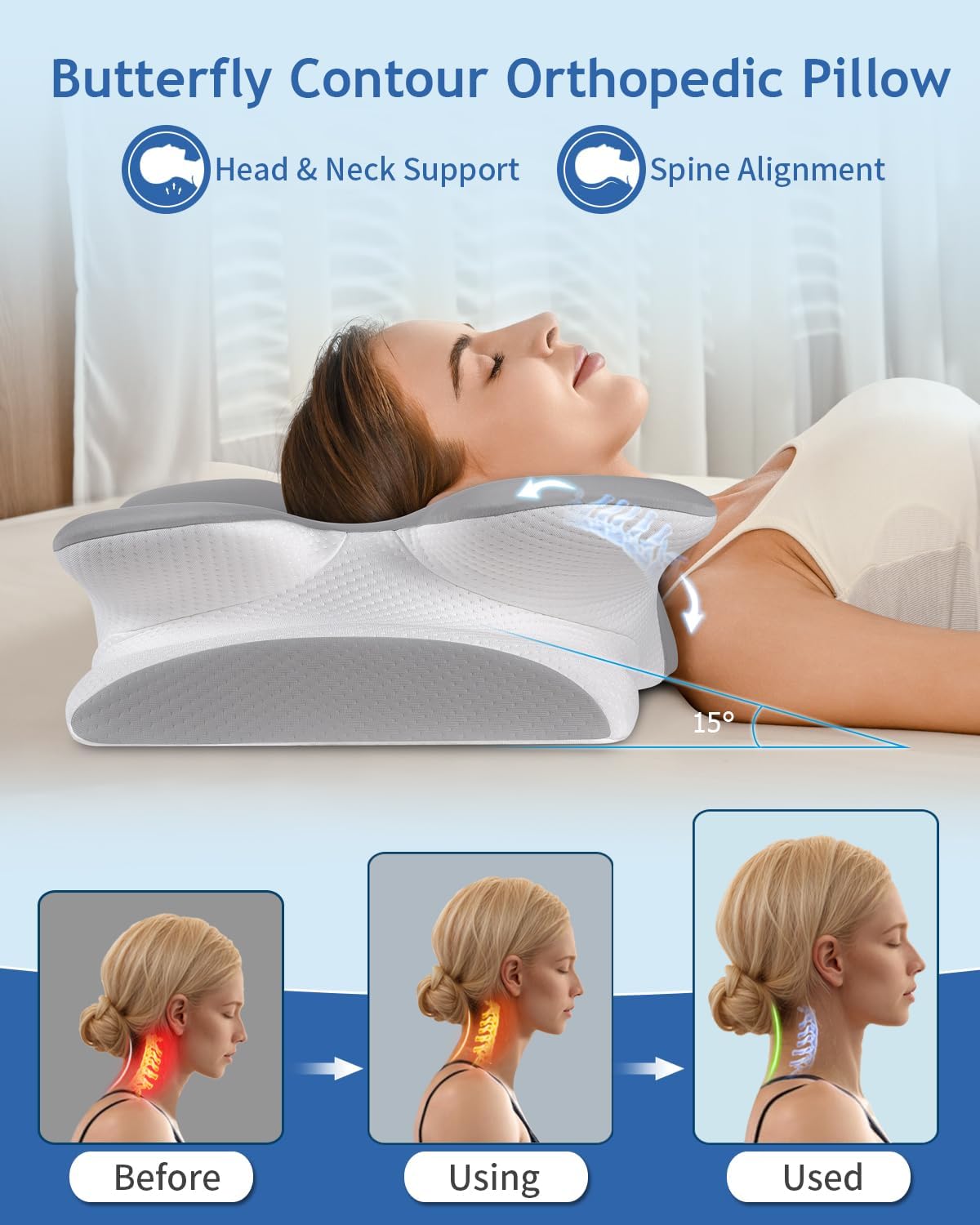 Cervical Neck Pillow