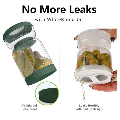 Pickle Jar with Strainer