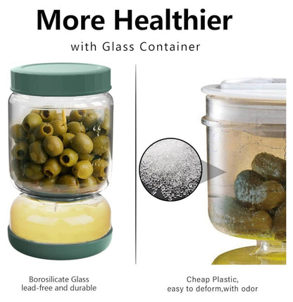 Pickle Jar with Strainer