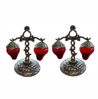 Hanging Strawberry Salt Pepper Shakers