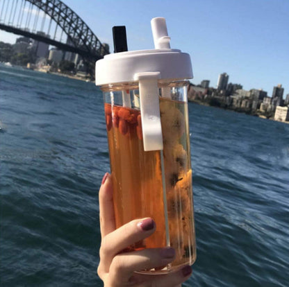 Double sided tumbler cup