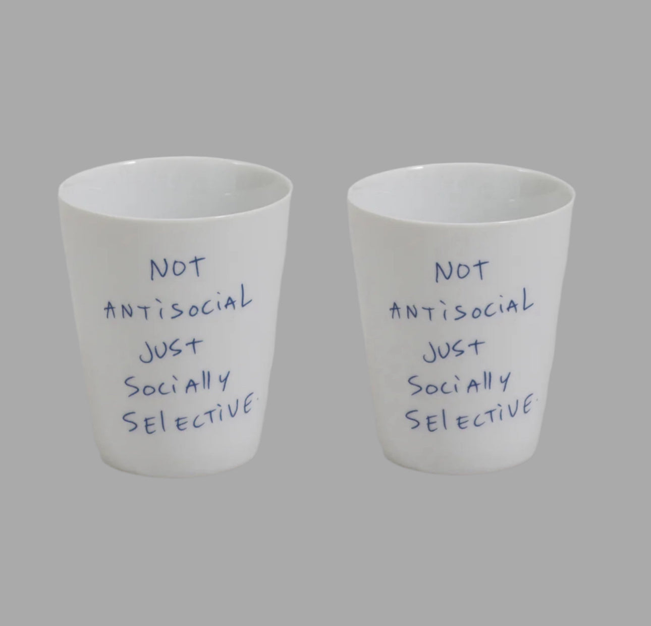 NOT ANTISOCIAL, JUST SOCIALLY SELECTIVE MUG