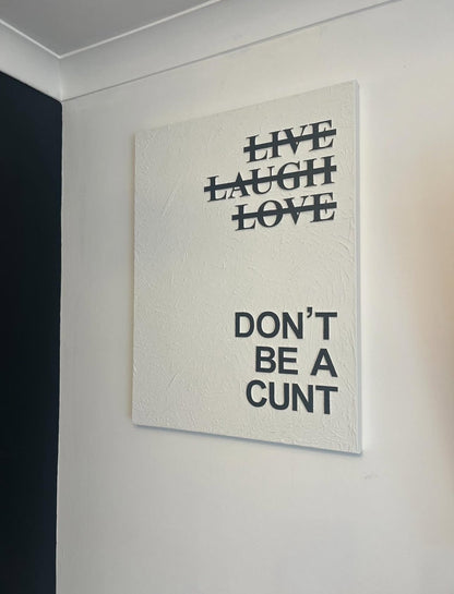 Live Laugh Love Humor Poster