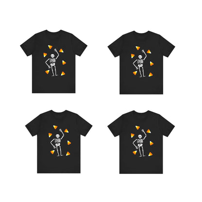 Hidden Message Halloween Skeleton Candy T-shirt