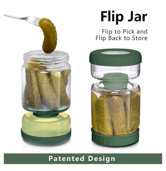 Pickle Jar with Strainer