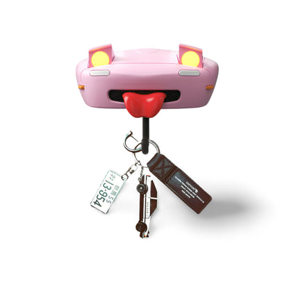 Car pop-up headlight key hook