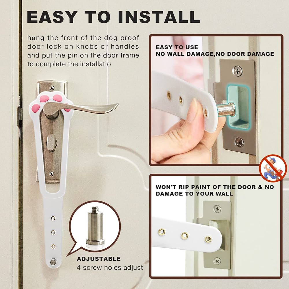 Cat Door Latch Holder