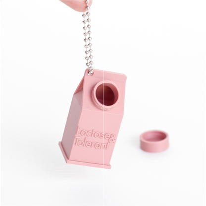 lactose intolerant keychain