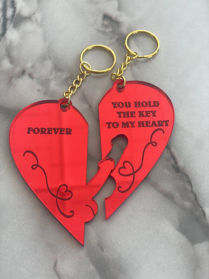 Key to my Heart Keychain Set