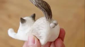 Cat figurine Phone Holder