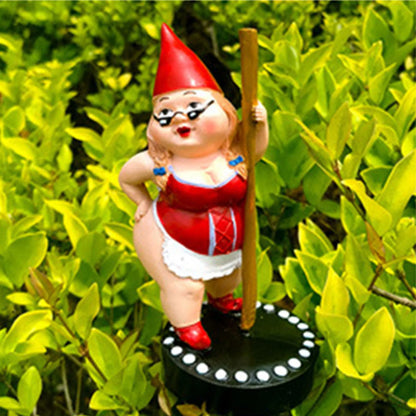 Creative Dancing Gnome Statue
